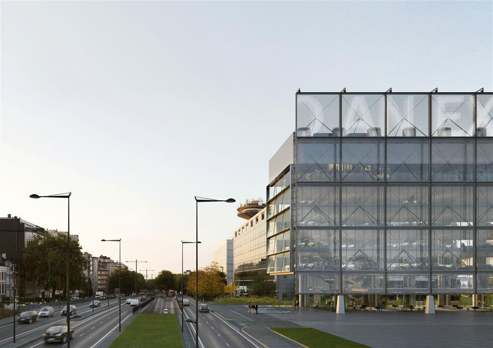 Frame, future maison des médias de mediapark.brussels.